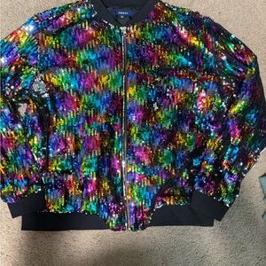 Colorful Sequin Jacket